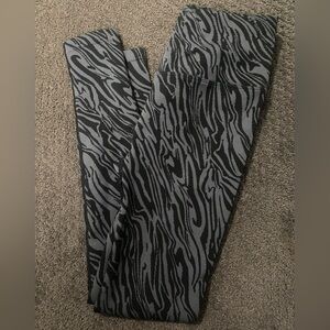 Spiritual Gangster Black and Gray‎ Patterned Leggings